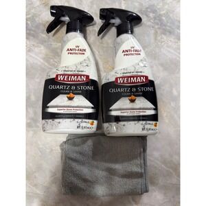 Weiman Quartz and Stone Cleaner 2-in-1‎ Clean + Shine Spray Bottle 16 fl oz